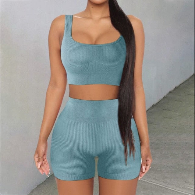 Workout Bra and pants 2 Piece Set